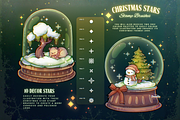 Christmas Globe Procreate Brush Set, a Brush Add-On by TheDoodleSweets (Thumbnail 3 of 5)