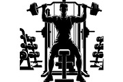 Bodybuilder Silhouette Bundle, an Object Graphic by Creativeshirt (Thumbnail 7 of 13)