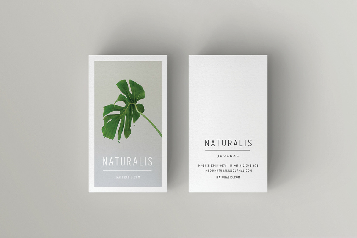 NATURALIS Business Card Template, a Business Card Template by 46&2 Collective (Photo 1 of 9)