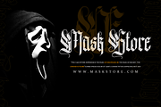 Van Blessing - Blackletter Typeface, a Blackletter Font by Meizzaluna Design (Thumbnail 9 of 10)