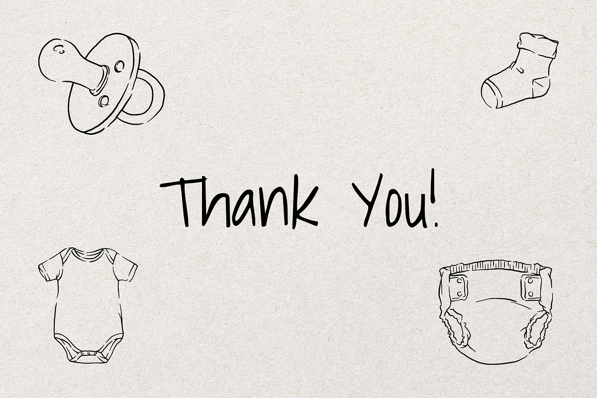 Baby Shower |Whimsical Sketch Bundle, an Illustration by Artalia (Photo 5 of 5)