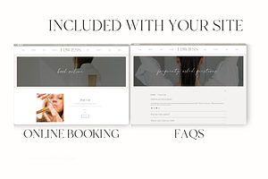 Salon Spa Beauty Website Template