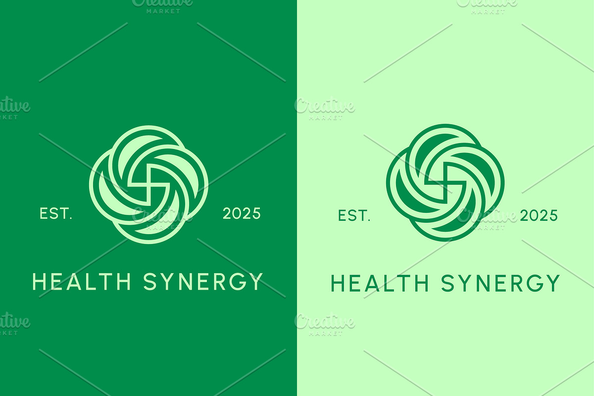 Health Swirl Logo Design Icon, a Branding & Logo Template by Morvana Crew