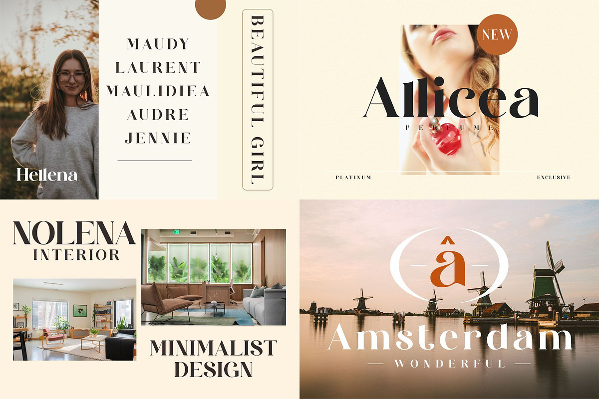 MODERN FONT BUNDLE, a Serif Font by Alfinart (Photo 10 of 15)