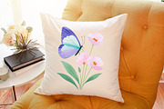 Spring Butterflies Watercolor Clipar, an Illustration by Sublimation Artist (Thumbnail 6 of 6)