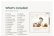 Wedding Instagram Feed Templates, a Social Media Template by Cultive Creative (Thumbnail 4 of 13)
