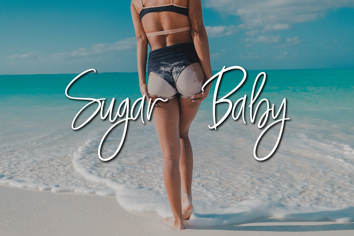 Lullaby Monoline Font preview 7