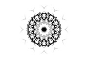 Modern Black and White Mandala Pack, a Decorative Illustration by NJ Himel (Thumbnail 54 of 101)
