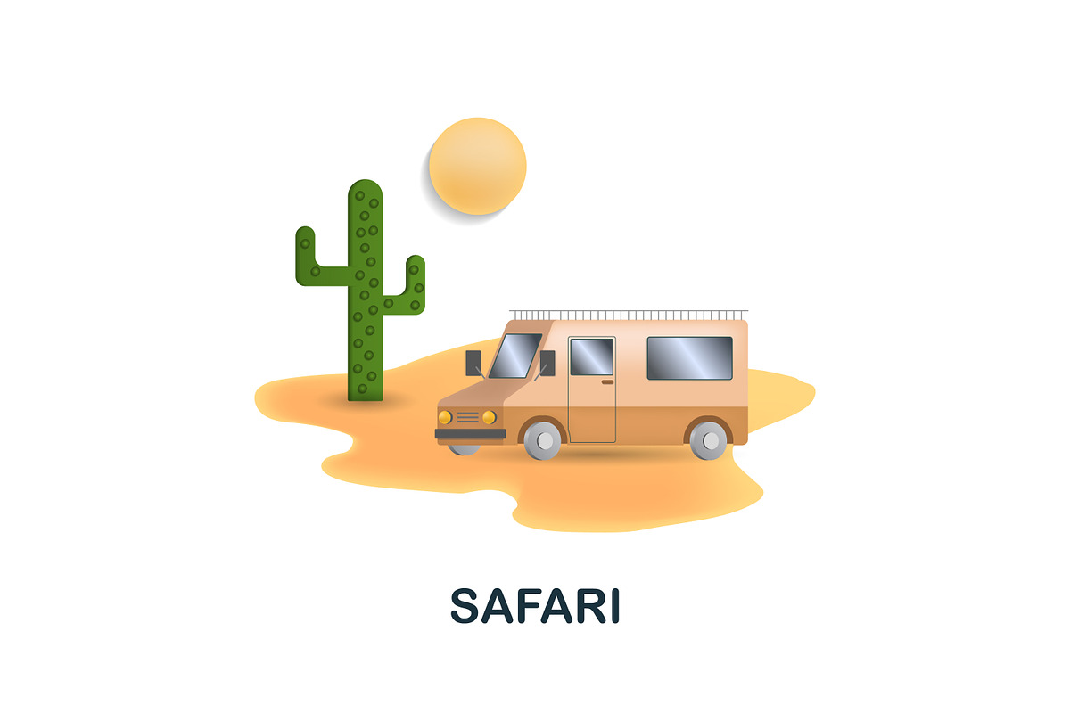 Resorts 3D Icons Set Bundle, an Object Graphic by Aimagenarium@gmail.com (Photo 20 of 21)