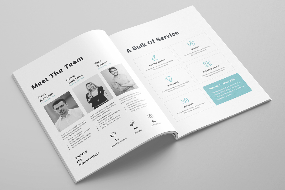 Business Proposal Template, Canva, a Brochure Template by DesVert (Photo 4 of 10)