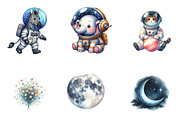 Space Animal Clipart, an Illustration by CreationArt (Thumbnail 5 of 6)