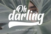 Oh darling, a Sans Serif Font by And Studio