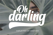 Oh darling, a Sans Serif Font by And Studio (Thumbnail 1 of 12)