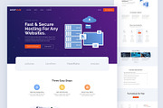 Hosthub - Web Hosting HTML Template, a HTML Template by TemplatesJungle (Thumbnail 1 of 2)