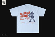 Skeleton Baseball Sports T-shirt, a Sport Illustration by shaondesigns (Thumbnail 3 of 4)