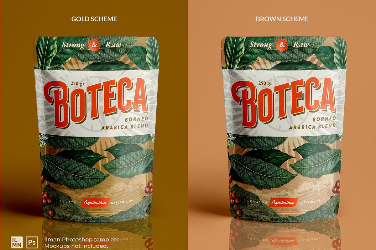 Boteca Pouch Coffee Packaging, a Marketing Template by Ilman (Photo 3 of 4)