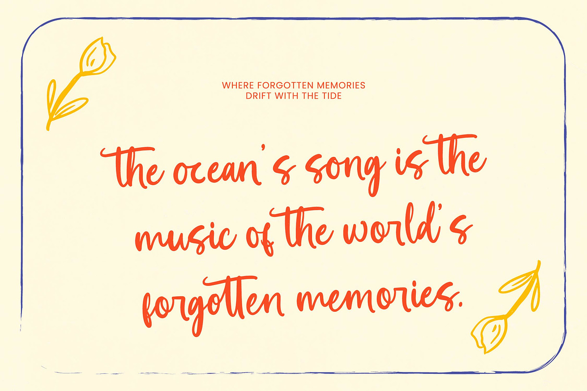 Manhika Neddac Aesthetic Handwritten, a Script Font by Letterena Studios Script (Photo 3 of 15)