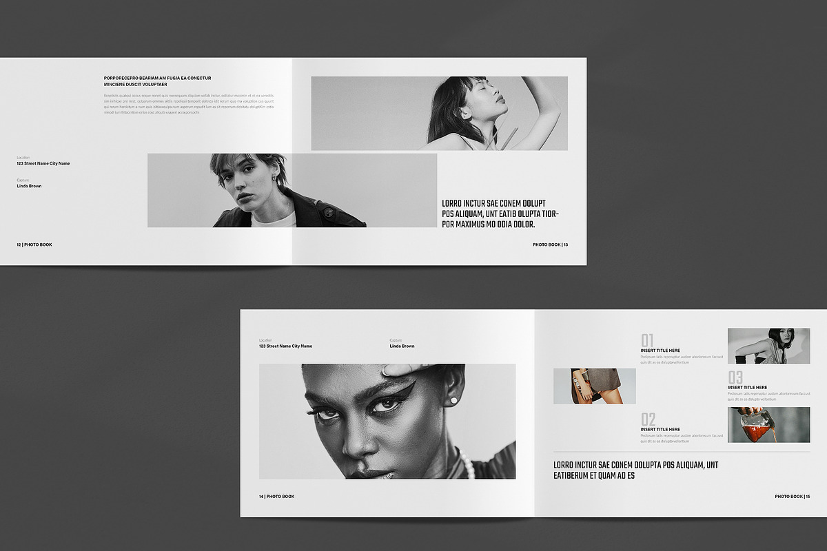 Minimalist Photo Book Landscape, a Brochure Template by NorthPeak (Photo 6 of 18)
