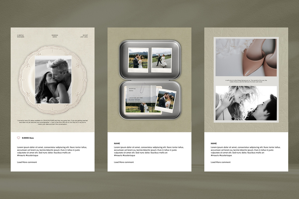 Quiet Luxury Bridal Kit, a Social Media Template by Pani Temp. (Photo 11 of 17)