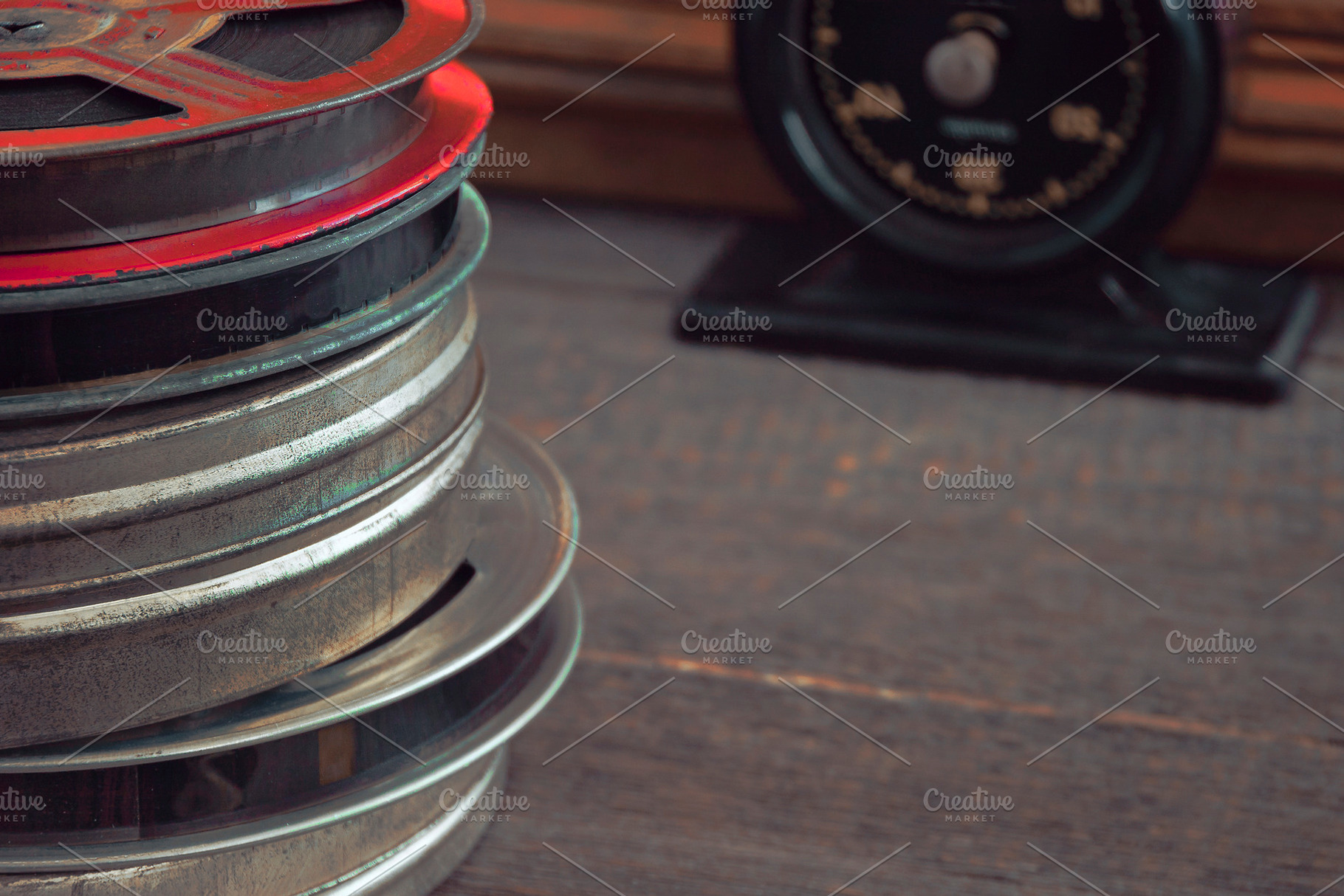 Movie reels, an Arts & Entertainment Photo by SergeKa