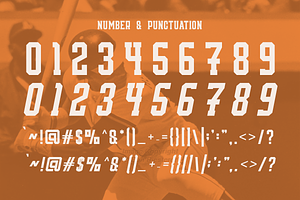 Dasport - Baseball Sport Font