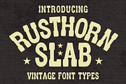 Rusthorn Slab - Vintage Font!, a Slab Serif Font by KiddoGlyphs Studio (Thumbnail 1 of 6)