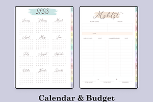 Yearly Digital Planner IPad