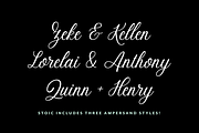 Stoic Script Font, a Script Font by Up Up Creative (Thumbnail 3 of 9)