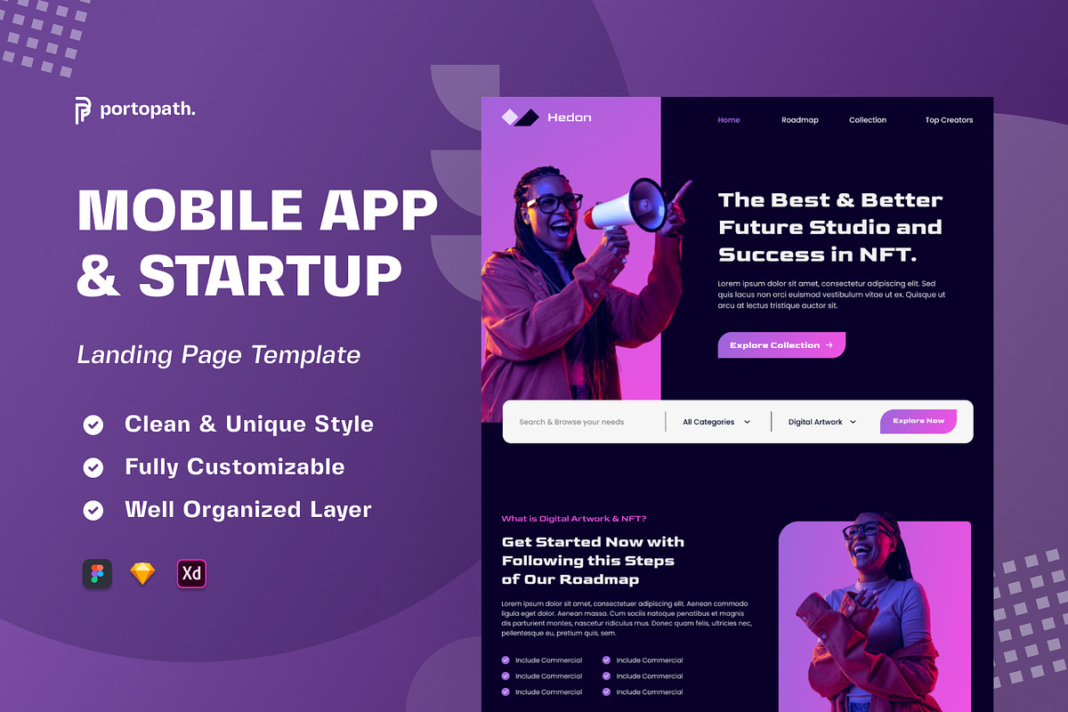 SAAS Modern - Bundling Landing Page, a Landing Page Template by Portocraft (Photo 11 of 12)