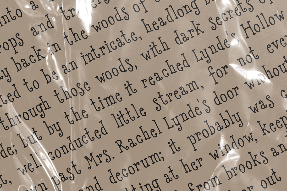 Gabrielletta Wobbly Serif Font, a Serif Font by The October Creative (Photo 4 of 8)