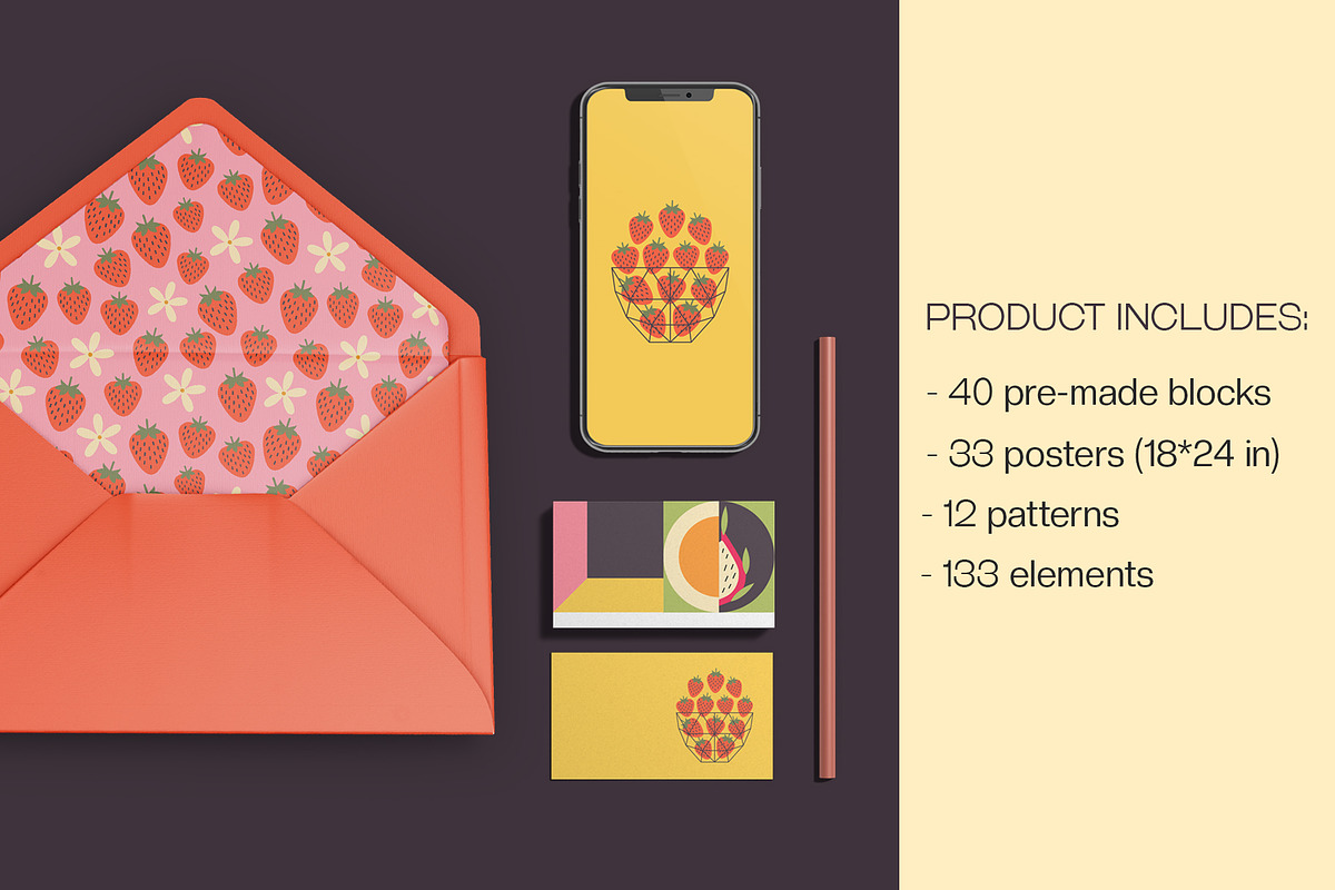 Big retro geometric collection, an Object Illustration by Sofico (Photo 10 of 31)