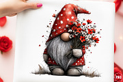 Whimsical Spring Gnome Clipart, an Illustration by GatewayDesign (Thumbnail 3 of 3)