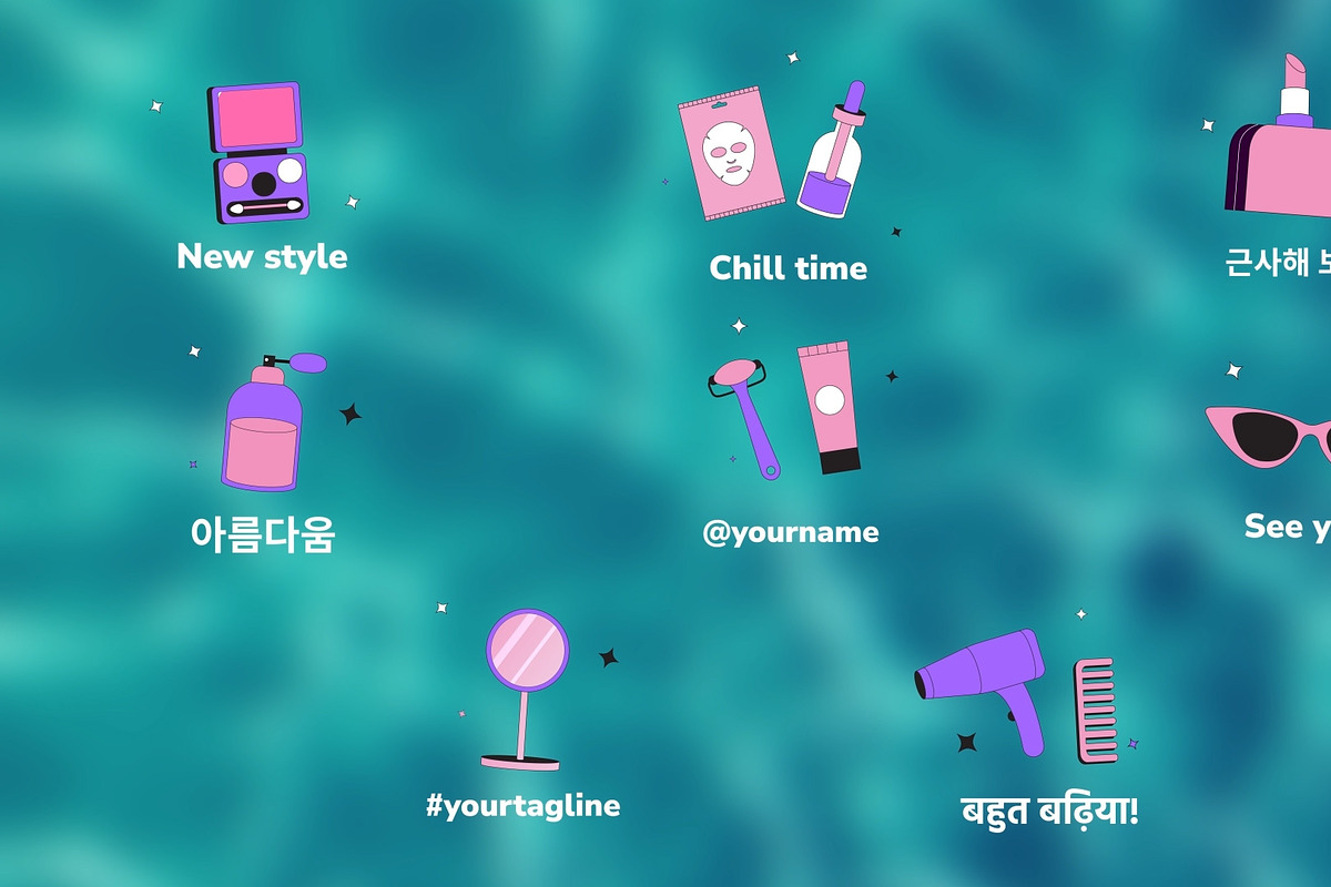 Personal Care Icons for Premiere Pro, a Templates & Theme by 2dfx (Photo 1 of 2)