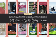 Motivational & Sports Reel Templates, a Social Media Template by PaolaroiDesign (Thumbnail 1 of 5)