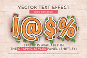 Sticker Carrot Editable Text Effect, a Layer Style Add-On by rwgusev (Thumbnail 6 of 7)