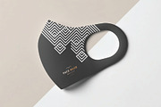 Fabric Face Mask Mockup Template, a Mask Mockup by DesignRushMarket (Thumbnail 2 of 12)
