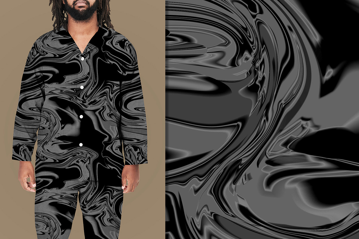 Psychedelic Liquid seamless pattern, a Pattern Graphic by KomannaArt (Photo 4 of 6)
