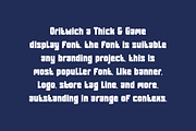 Oritwich - Thick & Game Font, a Sans Serif Font by Iqsiart Studio (Thumbnail 4 of 7)