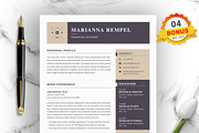 Resume/CV Bundle | 200+ for $29, a Resume Template by ResumeInventor (Thumbnail 85 of 207)