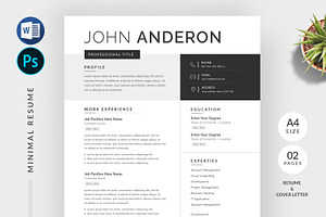 Resume, a Stationery Template by Pixelpick