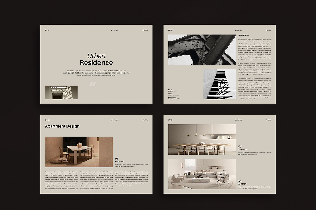 Architecture Portfolio Landscape, a Brochure Template by TemplateFolio-Shop (Photo 9 of 18)