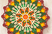 3D Dandelion Flower Mandala, an Object Graphic by Arshad Ali (Thumbnail 5 of 8)