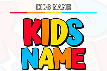 Kids Name | Cute Kids Font