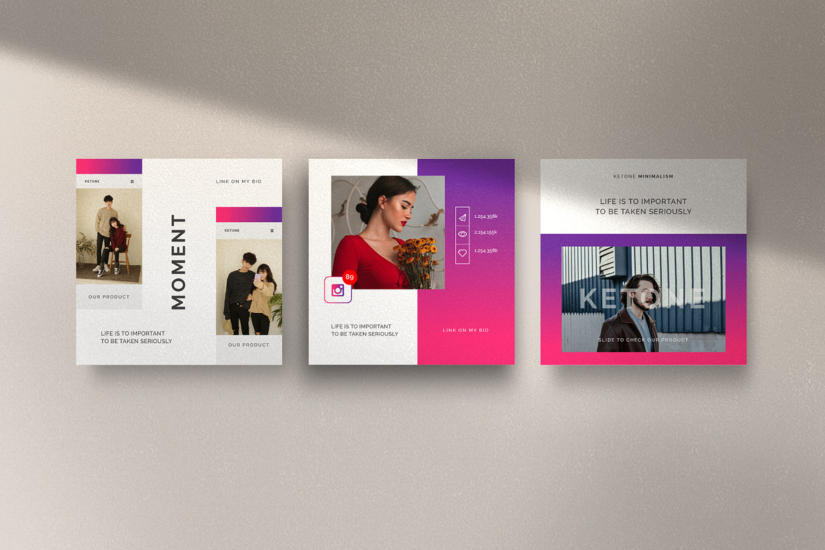 KETONE - Social Media KIT Bundle, a Social Media Template by Dirtytemp Studio (Photo 11 of 14)