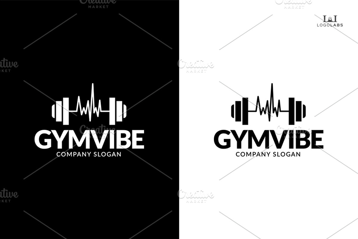 Gym Vibe Logo, a Branding & Logo Template by LogoLabs (Photo 3 of 4)