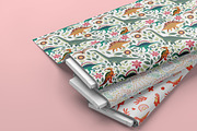 Dinosaur Seamless Pattern, a Pattern Graphic by Digital Studio (Thumbnail 2 of 7)