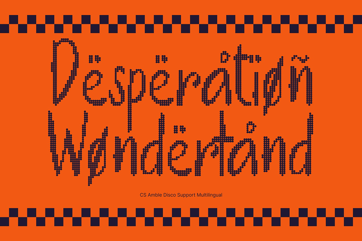 CS Amble Disco, a Handwritten Font by Craft Supply Co. (Photo 6 of 8)