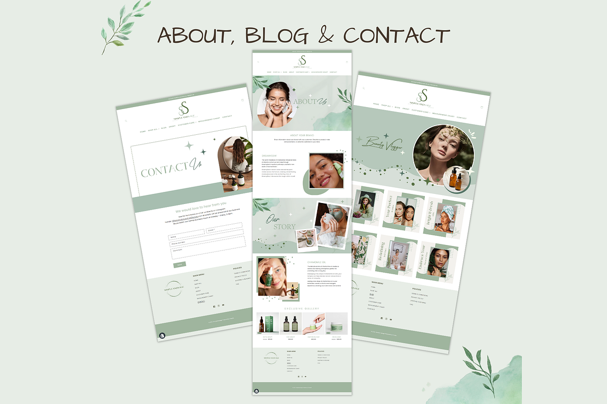 Simple And Sage | Shopify Theme, a Templates & Theme by Millennials Marketing (Photo 5 of 10)