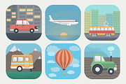 Transport App Icons Set, an Icon by Alex Serada (Thumbnail 4 of 4)