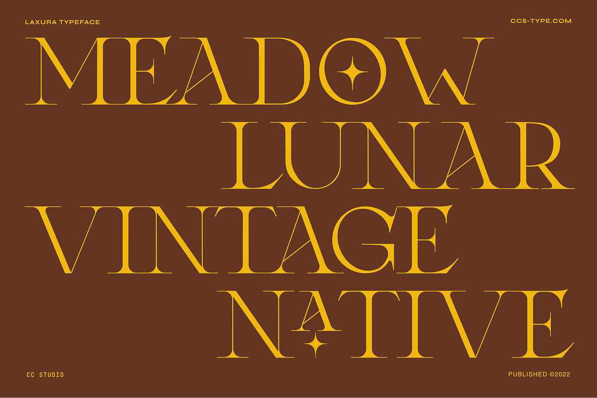 Laxura – Elegant Ligature Serif Font, a Serif Font by CCS Type (Photo 8 of 16)